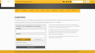 
                            12. Elklan Learners Log In