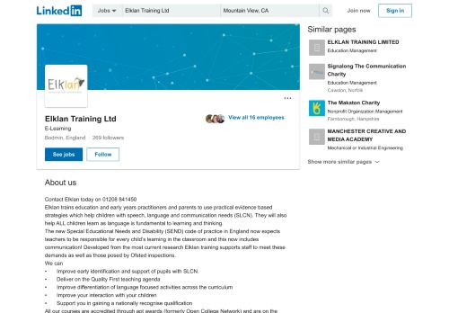 
                            10. Elklan Training Ltd | LinkedIn
