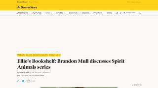 
                            12. Ellie's Bookshelf: Brandon Mull discusses Spirit Animals series ...