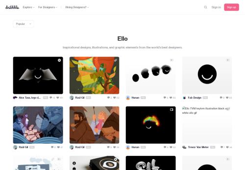 
                            13. Ello Designs on Dribbble