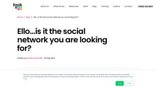 
                            4. Ello...is it the social network you are looking for? - Fresh Egg