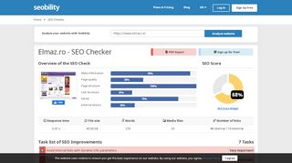 
                            6. elmaz.ro | Website SEO Review | Seobility.net