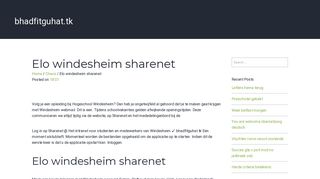 
                            9. Elo windesheim sharenet - bhadfitguhat.tk | (c) tekst sharenet ...