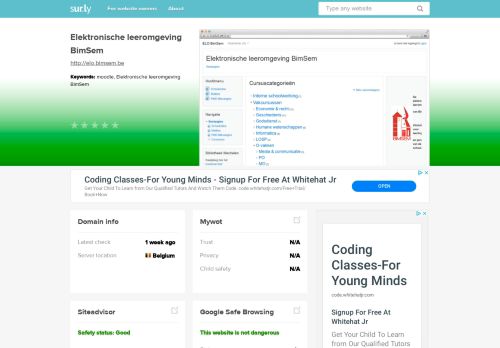 
                            3. elo.bimsem.be - Elektronische leeromgeving Bim... - Elo Bim Sem