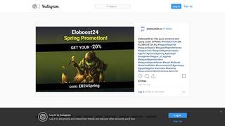 
                            10. Eloboost24.eu on Instagram: “Hey guys someone said spring code ...