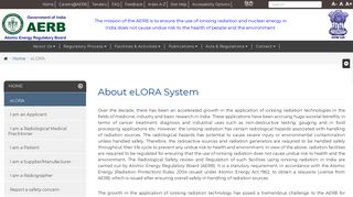 
                            1. eLORA | AERB - Atomic Energy Regulatory Board