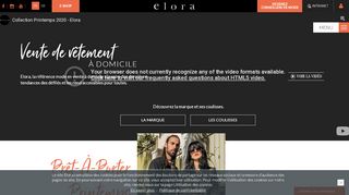 
                            3. Elora: VDI vetement, vente de vetement à domicile en VDI