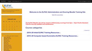 
                            11. ELPAC Moodle Training Site