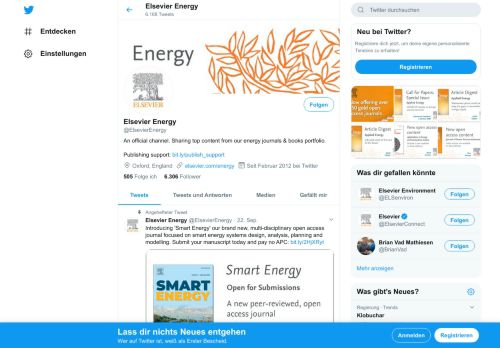 
                            9. Elsevier Energy (@ElsevierEnergy) | Twitter