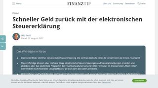 
                            11. Elster 2019: Steuererklärung online machen (Anmeldung, Formulare ...