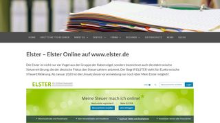 
                            6. ELSTER - die elektronische Steuer auf www.elster.de