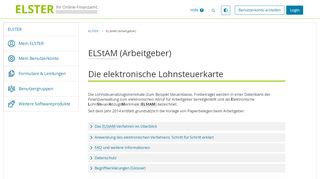 
                            4. ELSTER - ELStAM (Arbeitgeber)