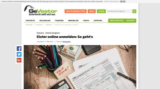 
                            13. Elster online anmelden: So geht's - GeVestor.de