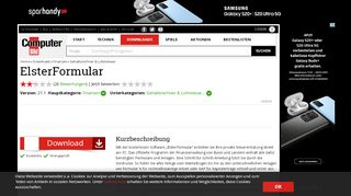 
                            8. ElsterFormular 20.1 - Download - COMPUTER BILD