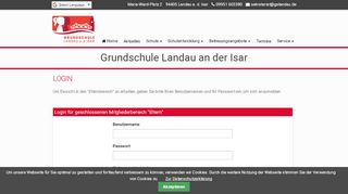 
                            11. Eltern-Login - Grundschule Landau an der Isar