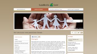 
                            10. Elterngeld / Landkreis Leer