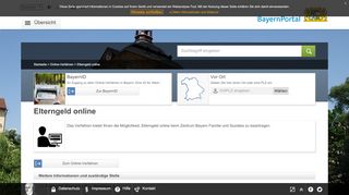 
                            6. Elterngeld online - BayernPortal