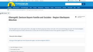 
                            8. Elterngeld: Zentrum Bayern Familie und Soziales - Region ...
