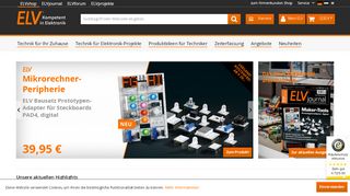 
                            5. ELV Elektronik Online Shop | Kompetent in Elektronik