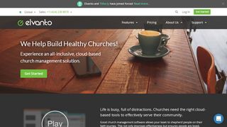 
                            3. Elvanto - Church Management Software