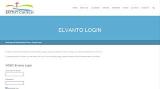 
                            8. Elvanto Login - Wodonga and District Baptist Church