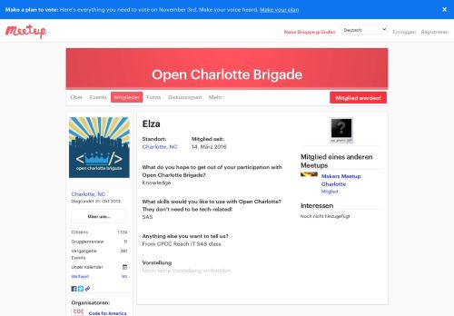 
                            8. Elza - Open Charlotte Brigade (Charlotte, NC) | Meetup