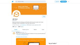 
                            8. eM Client (@emclient) | Twitter