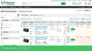 
                            9. EM2 Series Relays | Newark element14