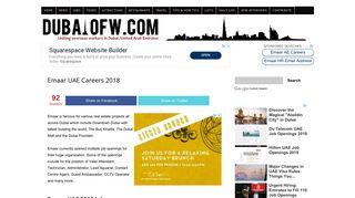 
                            4. Emaar UAE Careers 2018 | Dubai OFW