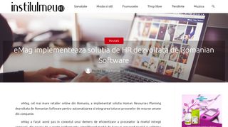 
                            9. eMag implementeaza solutia de HR dezvoltata de Romanian Software ...