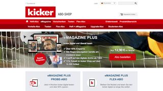 
                            2. eMagazine - Kicker Abo