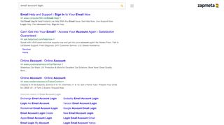 
                            2. Email Account Login - ZapMeta Search Results