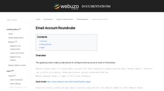 
                            9. Email Account Roundcube - Webuzo