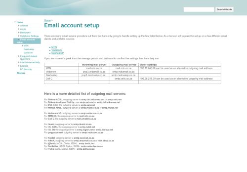 
                            7. Email account setup - DataSupport4All - Google Sites