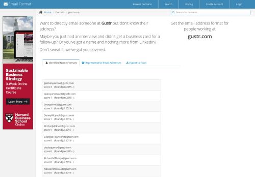 
                            9. Email Address Format for gustr.com | Email Format