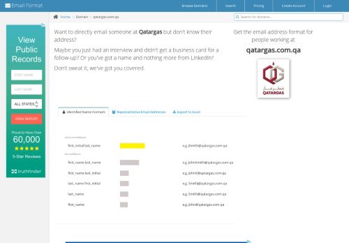 
                            5. Email Address Format for qatargas.com.qa (Qatargas) | ...