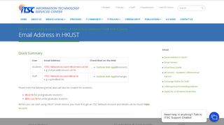 
                            10. Email Address in HKUST | ITSC