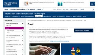 
                            1. Email | Administration and support services | Imperial ...