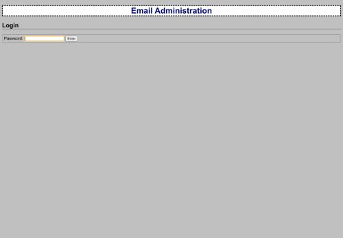 
                            6. Email Administration - Login