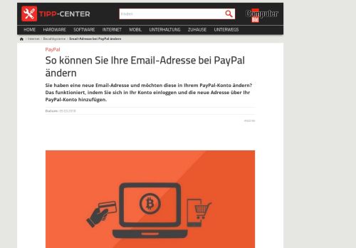 
                            4. Email-Adresse bei PayPal ändern | TippCenter