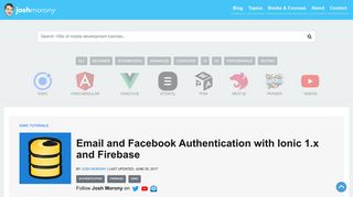 
                            8. Email and Facebook Authentication with Ionic 1.x and Firebase ...