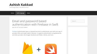 
                            12. Email and password based authentication with Firebase in Swift ...