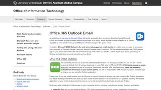 
                            10. Email and Webmail - CU Denver