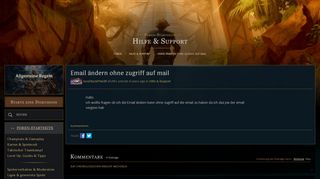 
                            6. Email ändern ohne zugriff auf mail - EUW boards - League of Legends