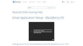 
                            10. Email Application Setup - BlackBerry OS