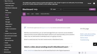 
                            10. Email | Blackboard Help