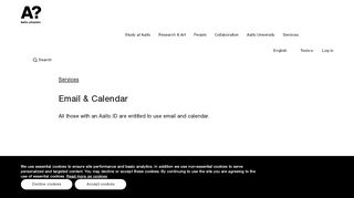 
                            6. Email & Calendar | Aalto University