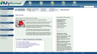 
                            3. Email Center - My Account - Morris