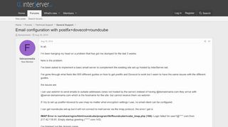 
                            12. Email configuration with postfix+dovecot+roundcube | InterServer ...