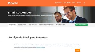 
                            2. Email Corporativo - Servidor de E-mail Corporativo | MANDIC